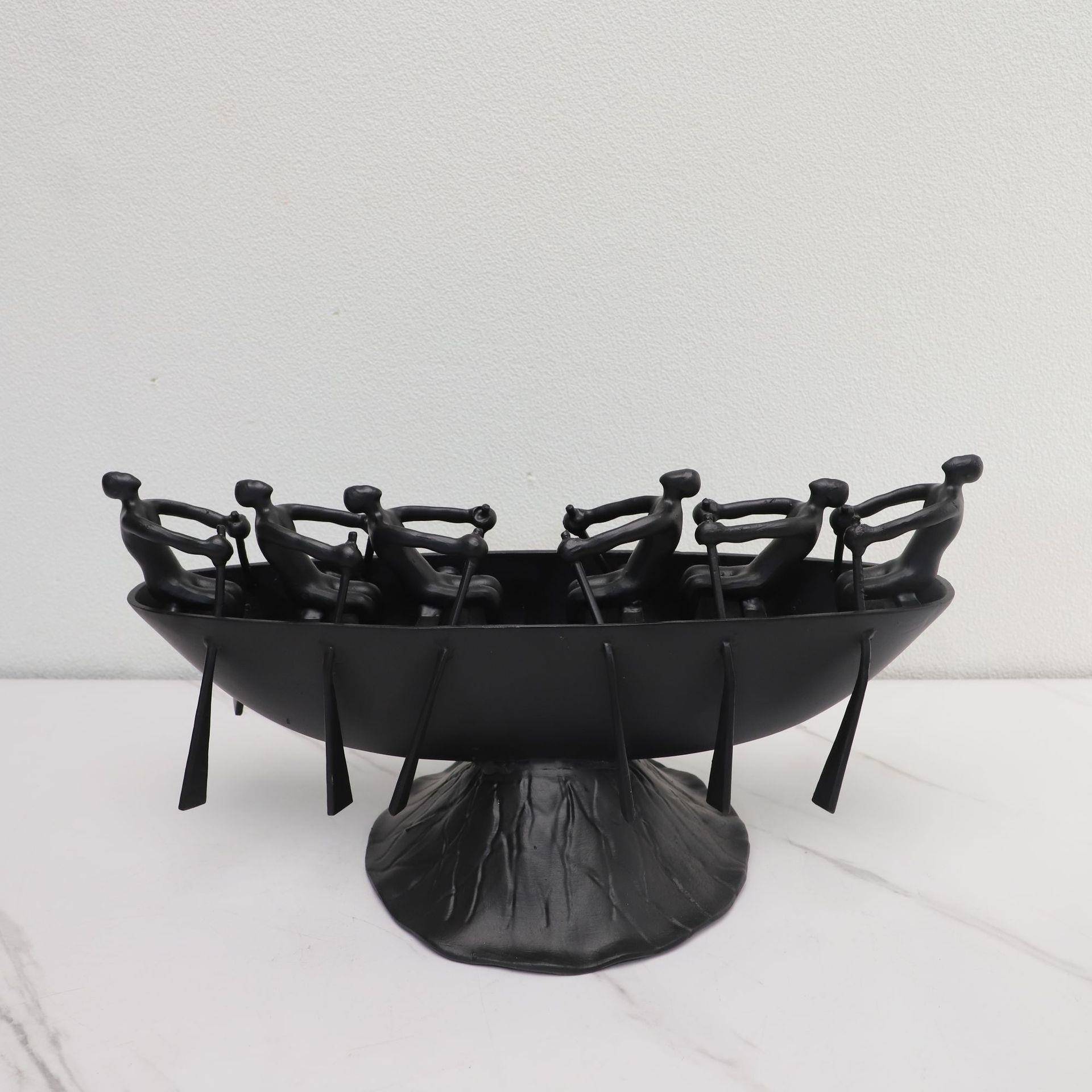 新板中式金属人物软装饰品样办公室卧室客桌NAV面家居房工艺品摆