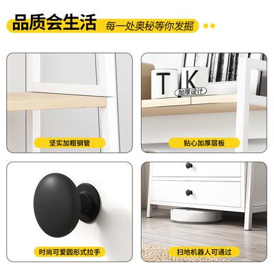 架落客梯形隔22696地板置物架白储物架书卧室床边收厅纳架靠墙窄