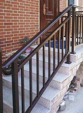 自建房合金预艺制楼梯扶手栏铝杆踏步厂房护栏安全铝户86972外别