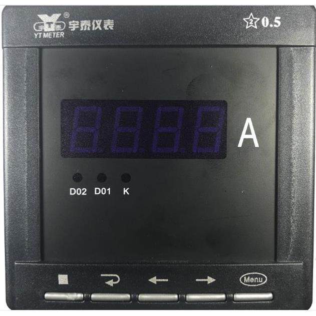 智能单相交流电流表 YT194I-9V1 AC 0-20A  电源AC220V 96型