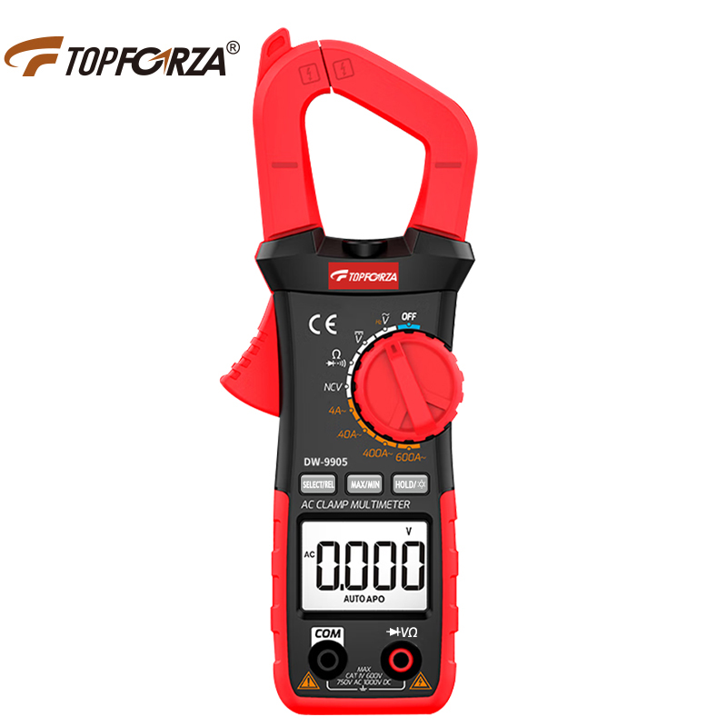 拓伏锐钳形表数显NCV高精度真有效值万能表防烧小型电容 电阻测量