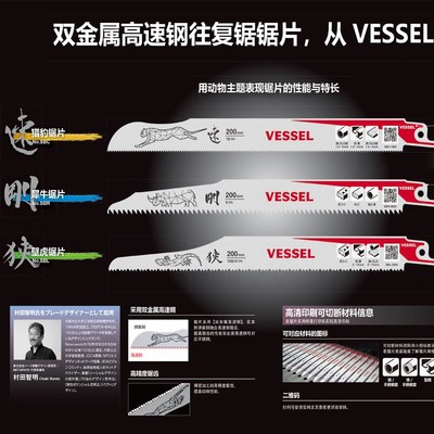 威威金属往复锯马刀锯电动电锯锯子竹木工合金进口双金属切割锯片