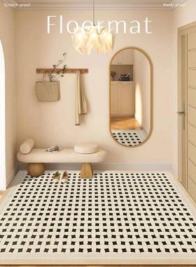 W1房TRpc厨F768MT9J奶油风门垫入户门地v垫可擦免洗门口玄关进门