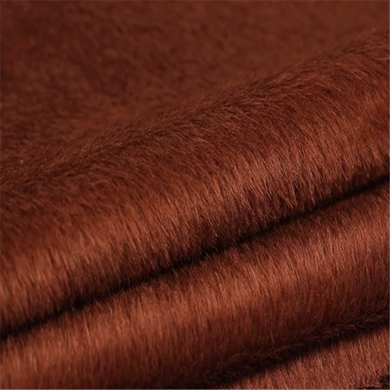 素单面阿尔色粗纺阿尔时巴卡苏力羊驼绒面呢料秋冬装大衣毛呢面料