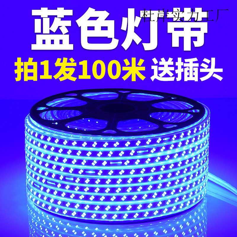 220V超亮蓝光LED灯带新潮