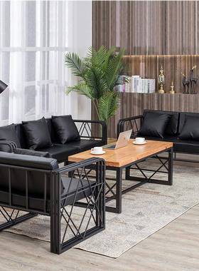 美音式复古办公室OOF工业风铁艺沙桌发酒吧餐椅乐吧台球室卡座沙