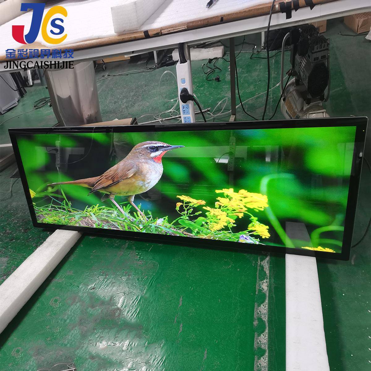 条形屏8/9寸液晶车载超市货长架液晶显示器条广告2机JT-1lcd2高清