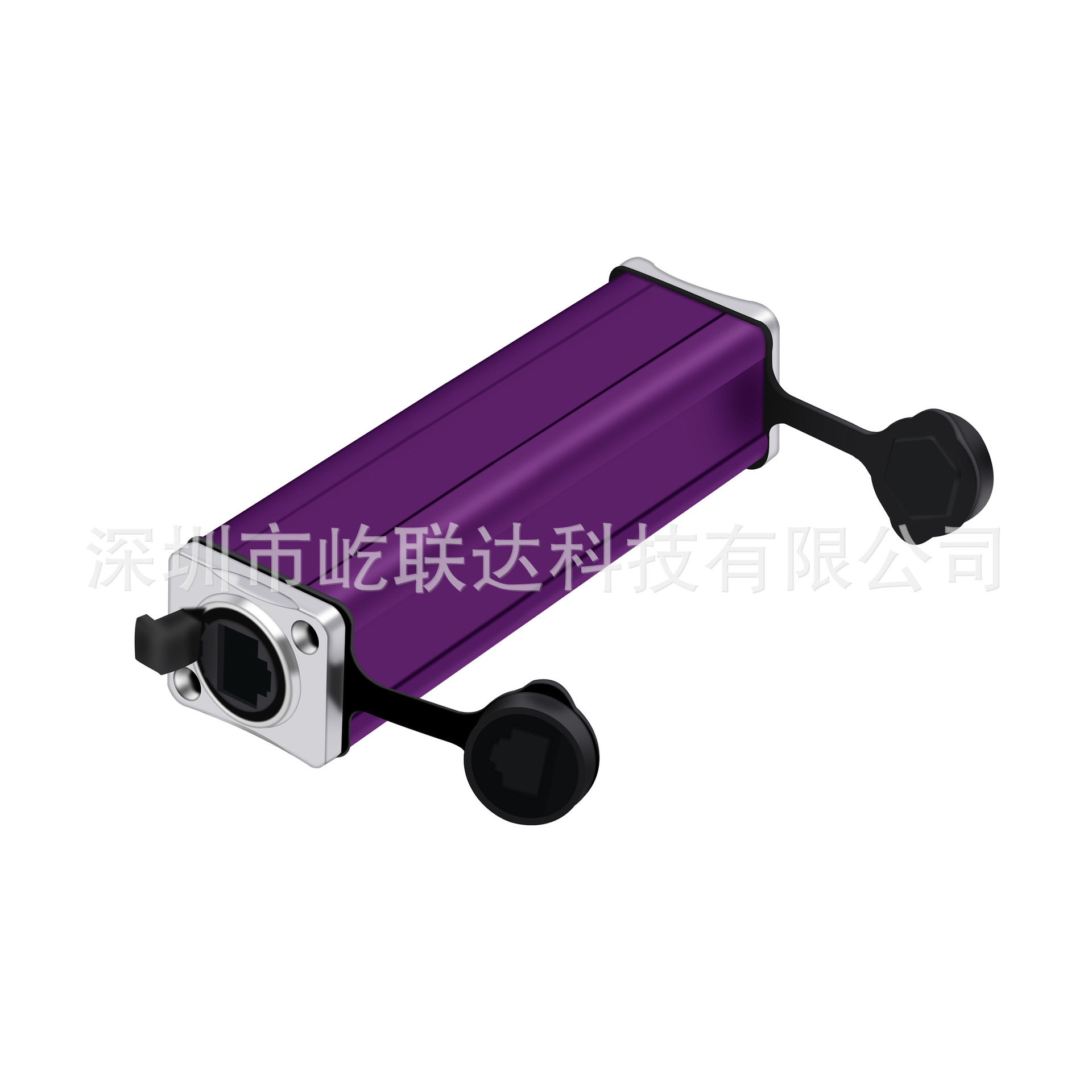 CAT5E网线直通RJ45母座延长线