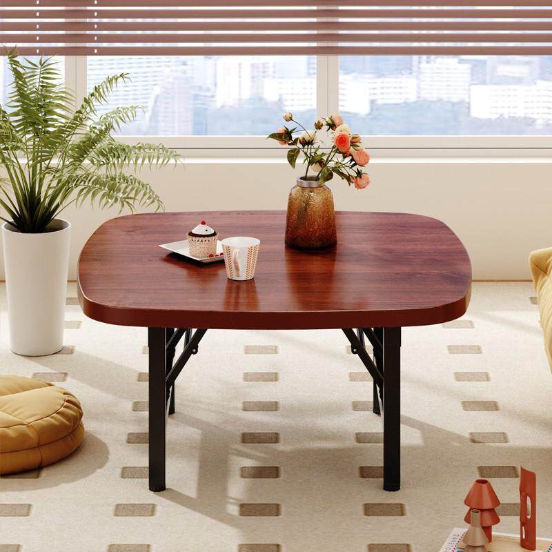 土炕桌家用饭炕可叠桌子榻榻米飘无品牌/窗小桌子床上书折桌特吃