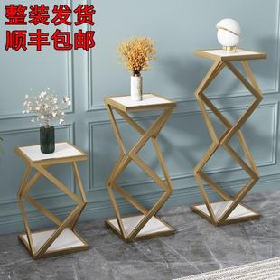 OQ5M花架几子客厅IEM落盆地式 架室内绿萝架吊兰架花置 欧阳台花式