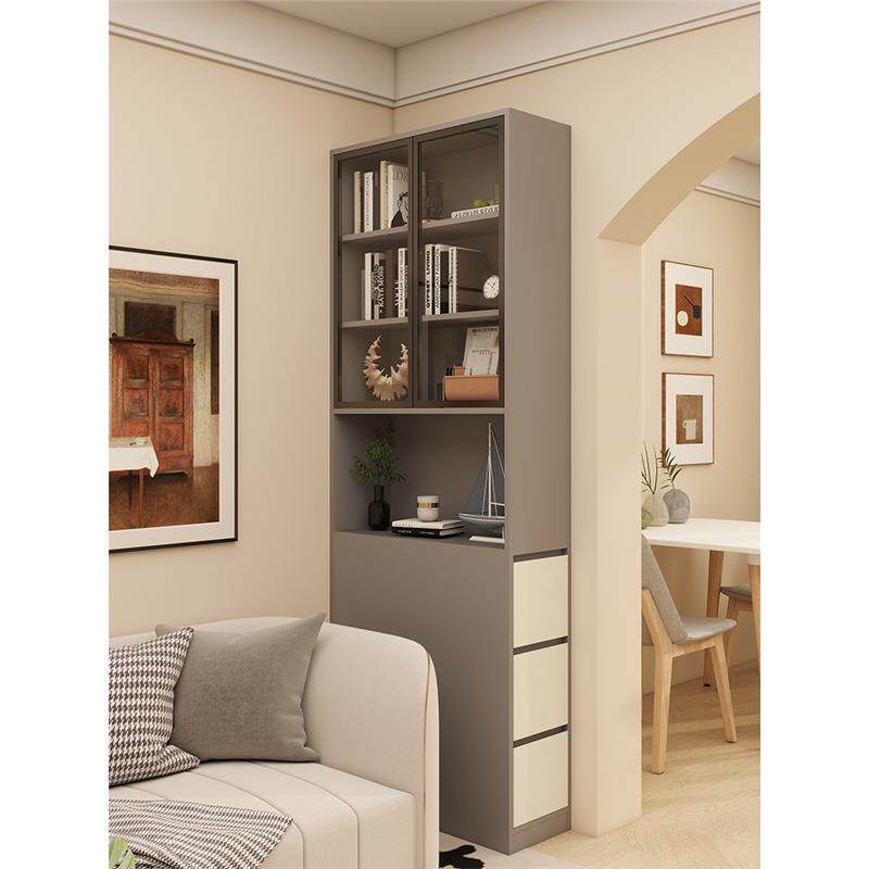 柜墙柜角沙发侧夹芯储物柜边柜代简约窄柜储物现柜侧柜实木储物可