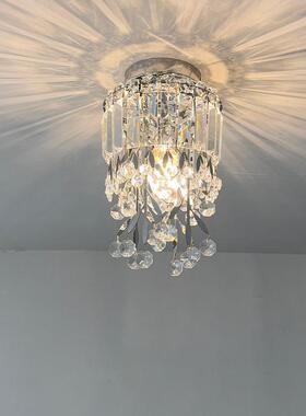 水HD077-2晶台过道走廊玄关灯法灯式意式轻户奢吸顶灯楼梯阳灯入