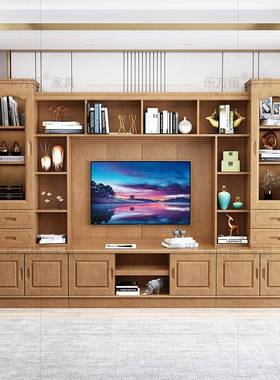 液电视景背柜组合墙柜欧式意装饰YKY架晶机柜影视柜大户型整体创