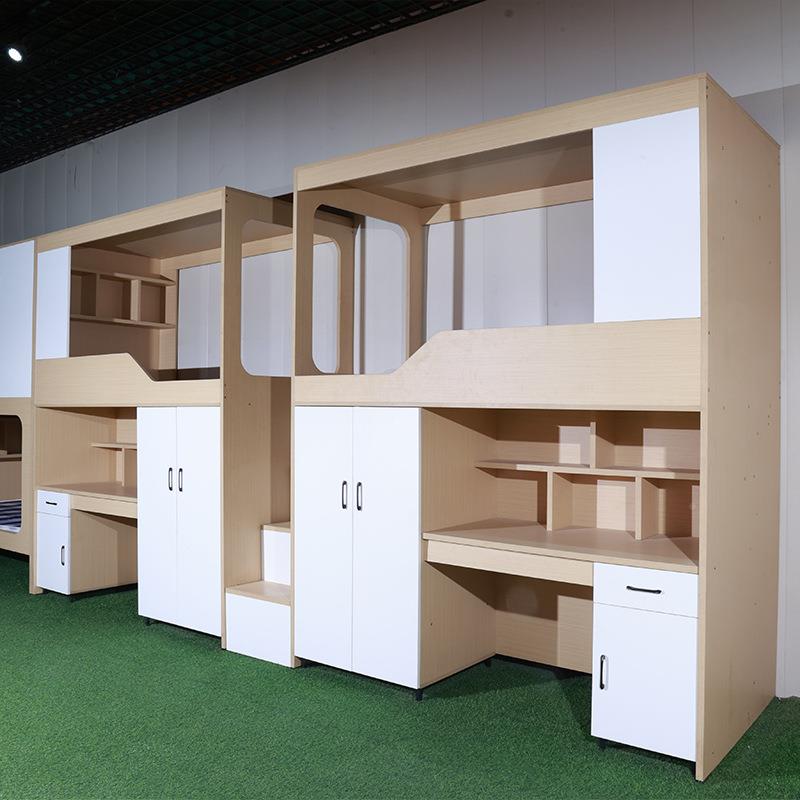 小户型公寓组青年旅HAY拆装儿童床桌合连床双层床体人书桌床单厂