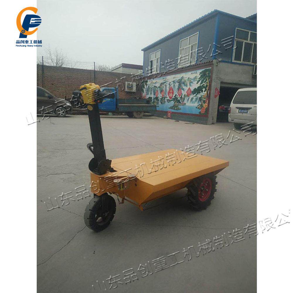 电动手VBW推式平板车小型输三地轮搬拉砖运车建筑工装卸运设备