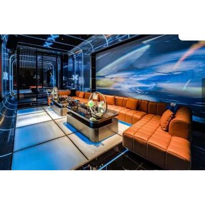 院ktv沙发轻奢沙茶几KVKY房家影派对卡座清吧U型转角庭酒吧发