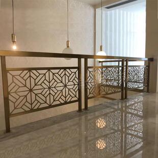 酒店KTV售部别墅复式 楼扶道道OLD楼楼梯护栏阳台栅过栏不锈钢楼梯