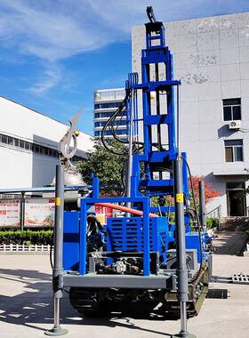 履带机械两式打井机井钻机勘探绳深索井取芯钻机水气用水井YSTD-2