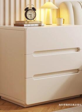 物实床RXU头柜现代家用木卧简约置架简室易收纳小型床边柜床边储