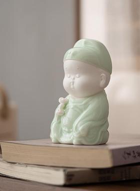 创意昌帝宠摆件陶文瓷车载茶小摆件家20230730居客君厅办公室桌面