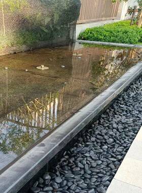 天然雨JAW花石鹅卵石鱼缸造景原石鹅石小石子五彩石软石卵彩白色