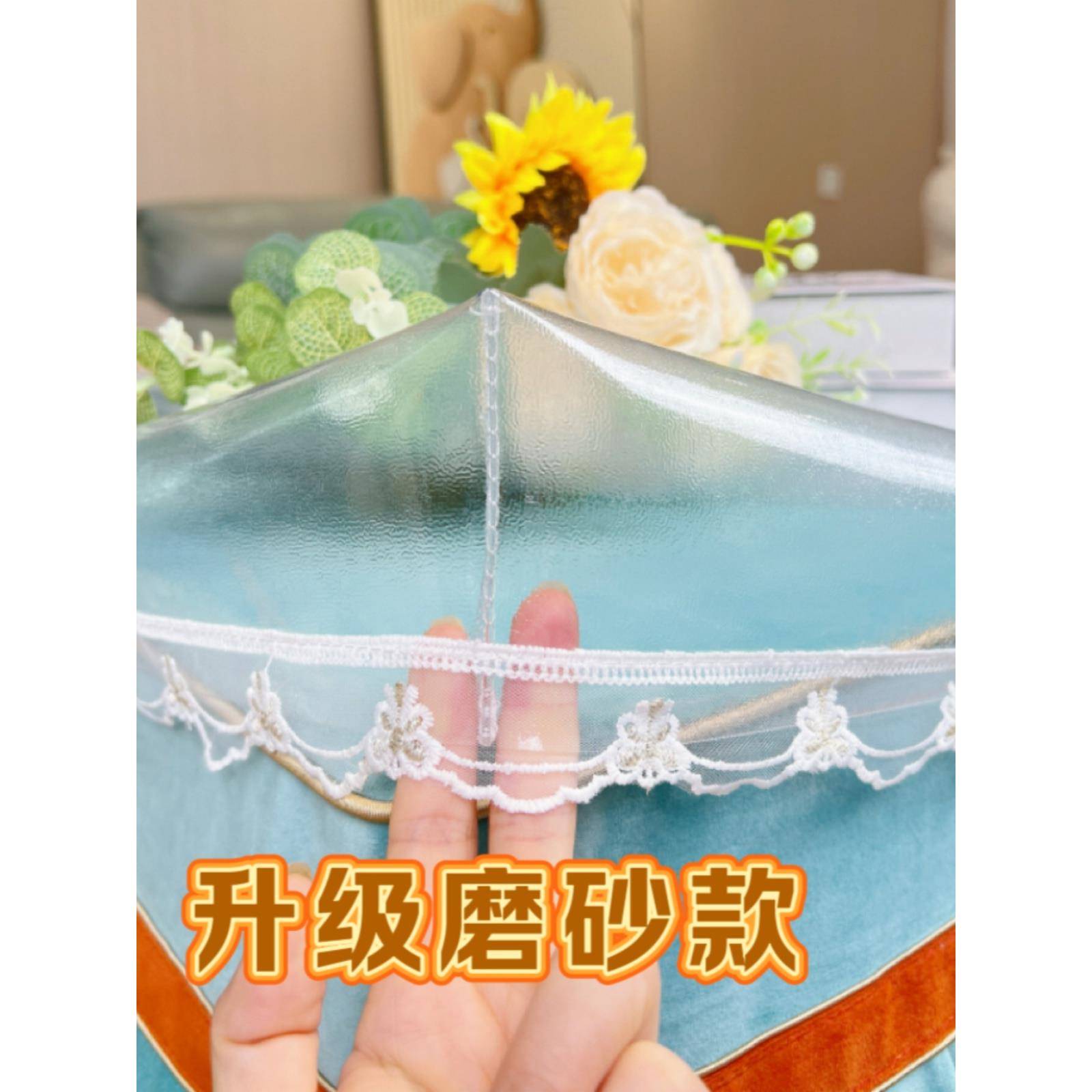 透明PVC罩防水防油耐高桌温桌烤火炉罩烤火套罩包边Fhhufuwf简约图片