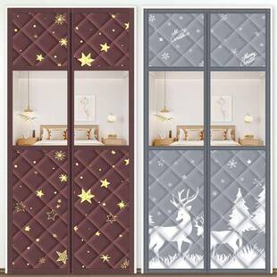 季棉门帘防寒断防冷魔术贴风免打孔加厚家用冬保暖保温RRK挡隔音