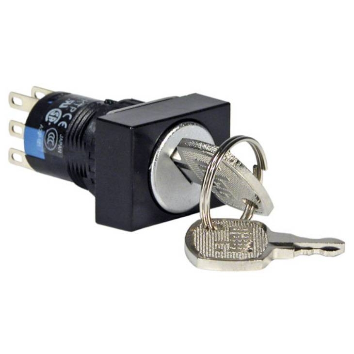 和泉IDEC AS6H系列AS6H-2KT1AC、AS6H-2KT2AC 自锁钥匙选择开关开