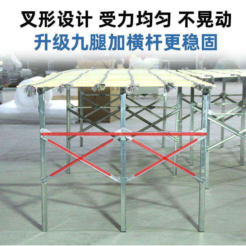 折叠式摆地摊货架赶集夜市9腿摆摊展示货架免安装可伸缩加粗加厚