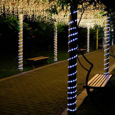 爆款RGB幻彩管点控管灯水D灯野子营灯LE灯串CS-4896庭院装饰灯