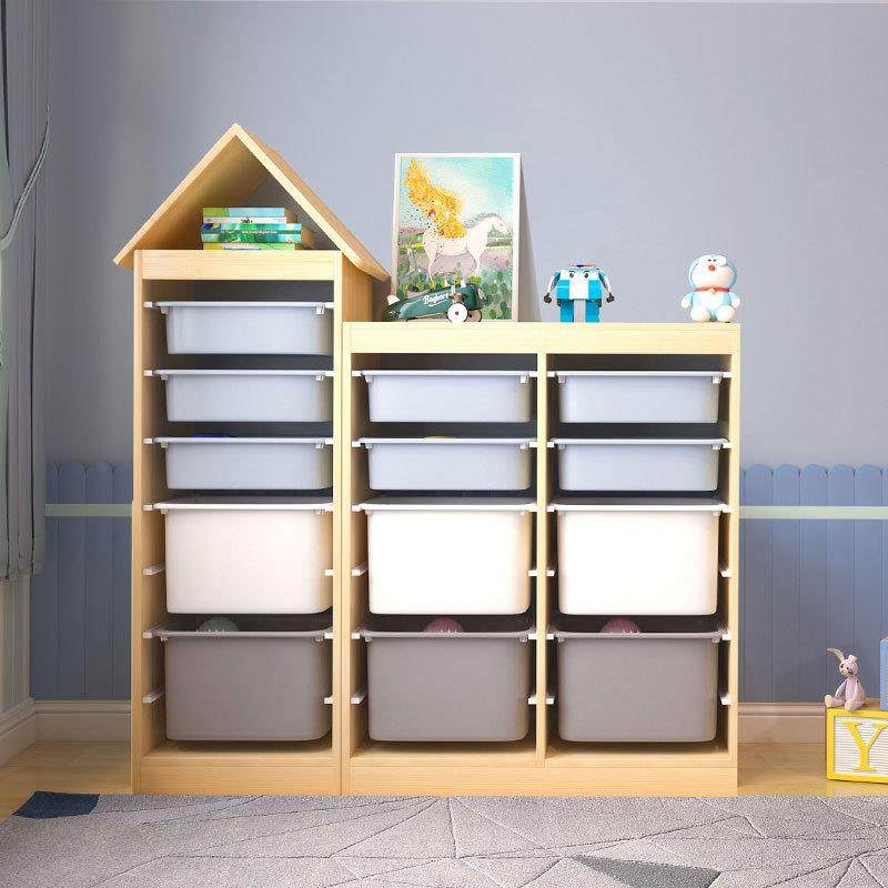 儿童玩具收纳架实木绘本宝架架JXQ宝落地书能多功置物架子,住宅家具,儿童书柜,淘宝优惠券,粉丝福利购,淘宝优惠卷