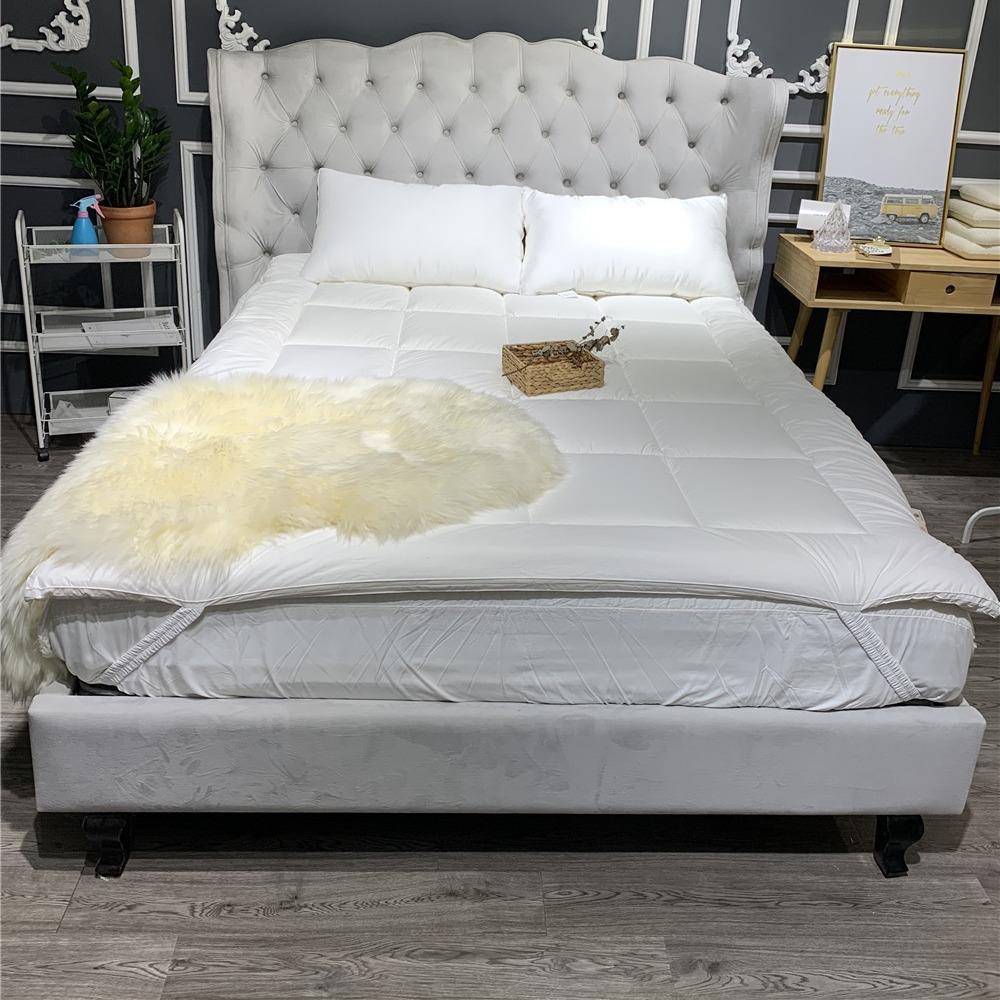 加厚床羊毛垫纯棉床褥梦全棉立体保护席垫蓬松柔NR软思防滑床垫