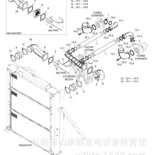 90CM10120六角法兰螺栓DP222CC斗山