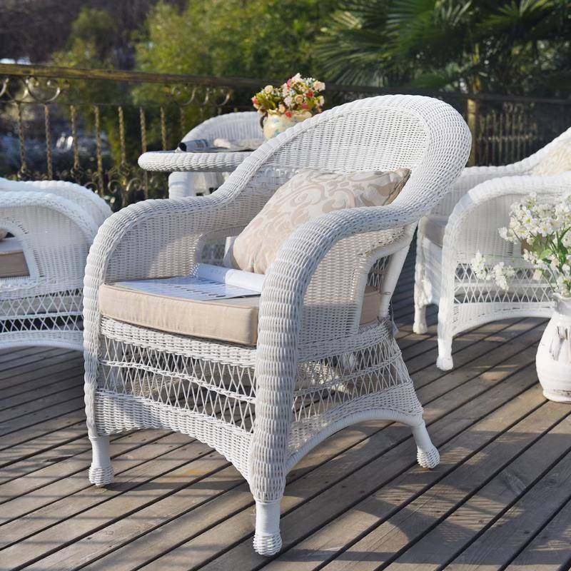 户外桌椅白色台防水晒藤防椅组合休闲台SM-007室外花园露庭院阳藤,商业/办公家具,商用藤编家具,淘宝优惠券,粉丝福利购,淘宝优惠卷
