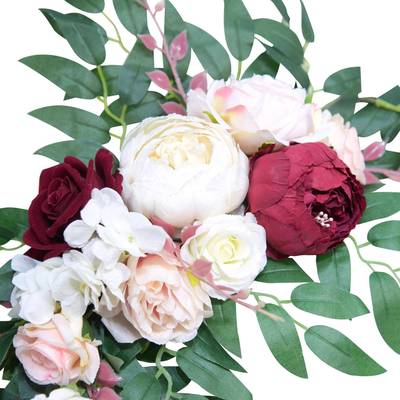 婚庆929930装饰仿真花2930婚庆9拱门仿真花9玫瑰饰牡丹迎宾牌装实