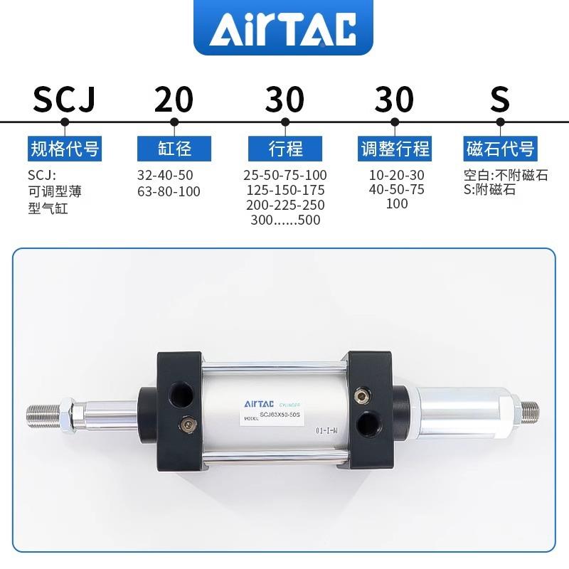 C80X5原装拉杆标准气缸SC80X25X0X75XS100X12式5X150X611175-S