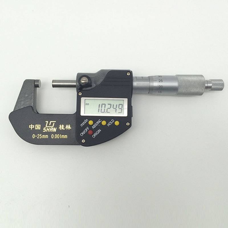 桂林数显千分尺电子千分卡螺旋测微器0-25-50-75-100-125-150-175