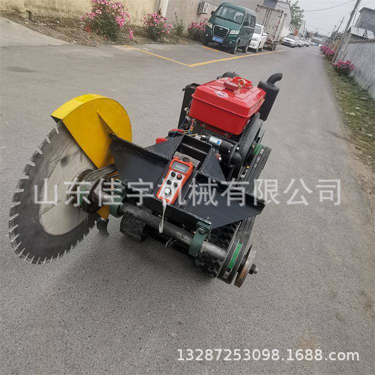 自走马割路控切机遥式全自动切缝开OKD缝机行柴油切路机