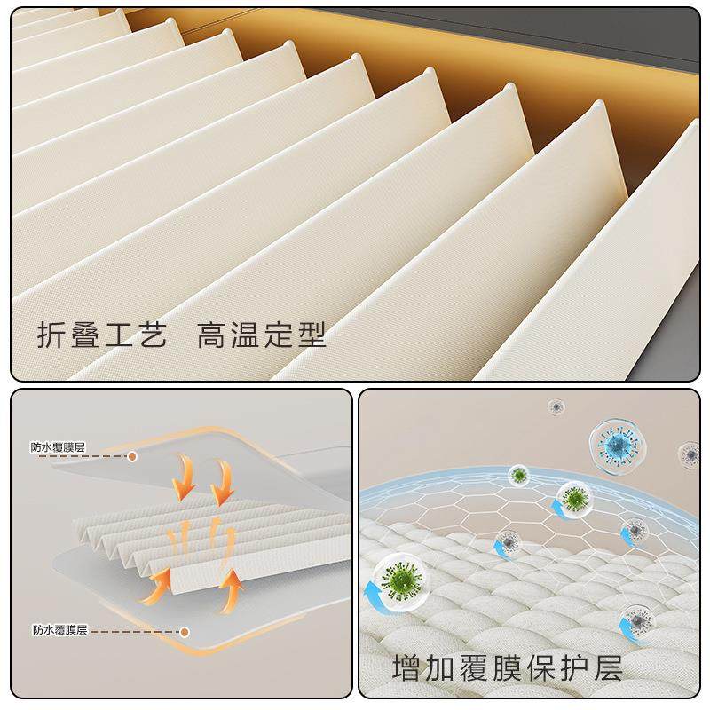 L伸缩杆新形轨道折叠帘浴杆帘弧浴室卫生间挂帘浴杆浴KQU室隔断帘