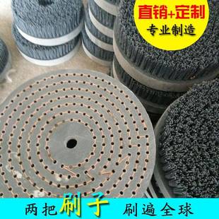 无品牌/抛光玻璃圆盘环卫工具刷清洗玻璃盘刷磨料丝研磨刷刷尼龙
