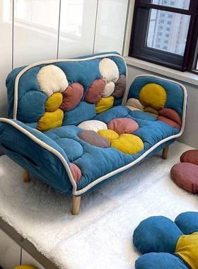 懒人沙发TBA躺睡可女生卧室可儿网红迷你公主房可爱折叠童阅读小