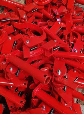 混凝泵车软管夹固卡定卡箍胶管卡箍固定土66870胶管管卡胶车泵管