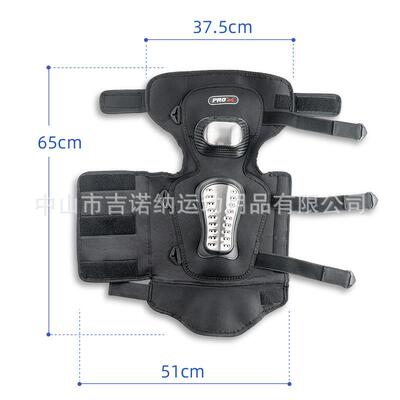冬季加绒护膝卡不锈钢壳骑护具行JNP01W防风保加暖长安全快捷扣工