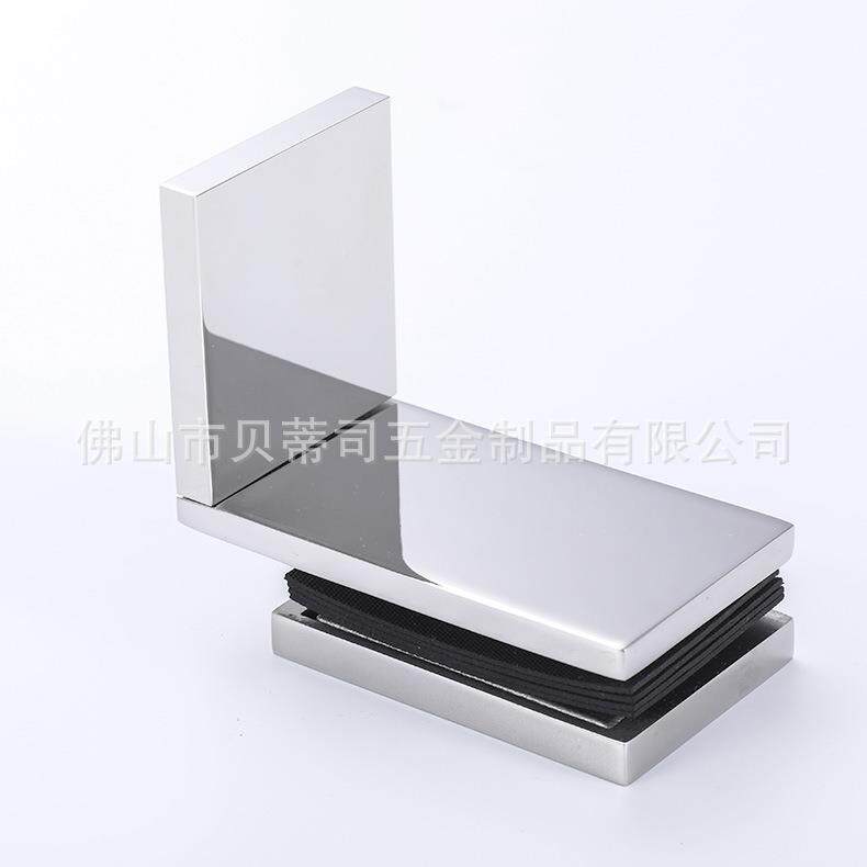不锈钢门玻璃固定淋浴房角码玻BB033夹璃隔夹浴室断304配件
