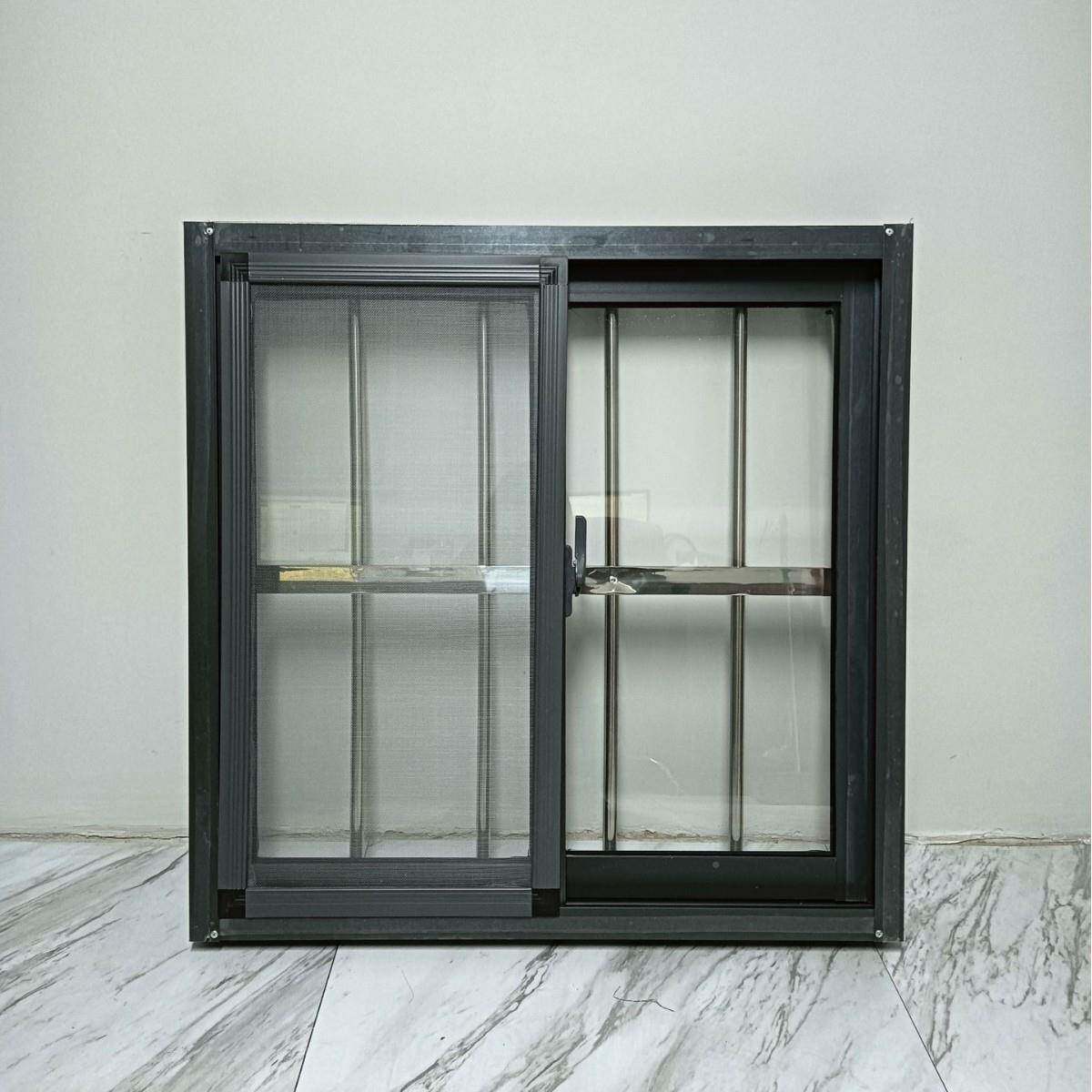 铝合窗农户村自房用AMK通风窗厕所窗厨房养殖场推拉窗户厂金建房