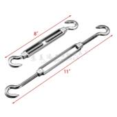 4不锈钢眼板菱扣弹簧兰钩欧钩钩螺花栓式 螺丝遮阳帆遮阳网配件