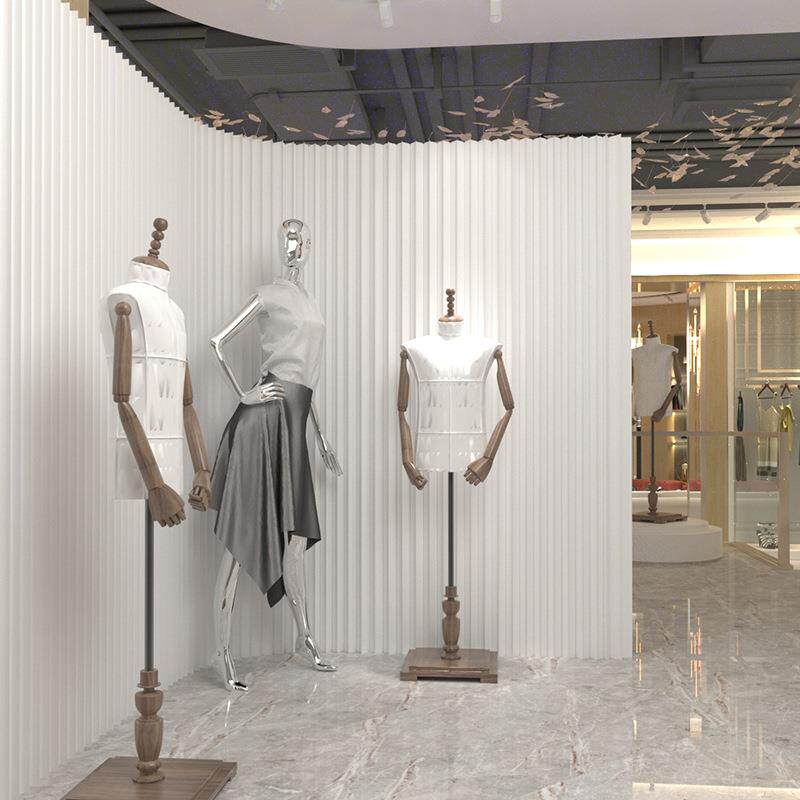 折叠分隔背景板隔挡办公室挡板展会服装店直播间防水纸屏风隔断墙