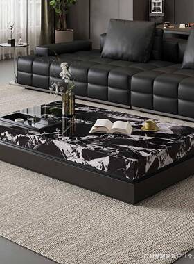 户Bais-088意式厅极简岩板茶几简约现代小型客家用方尺形轻奢大寸