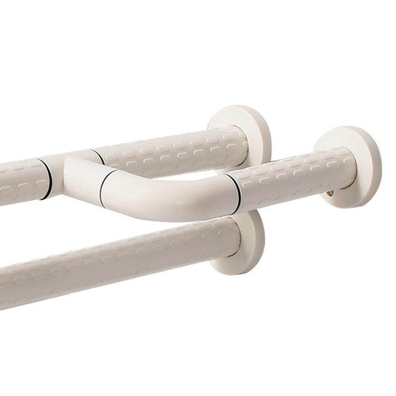 家用老院浴室22130白色U型养落地带老脚人妇孕浴室无障碍扶手把手