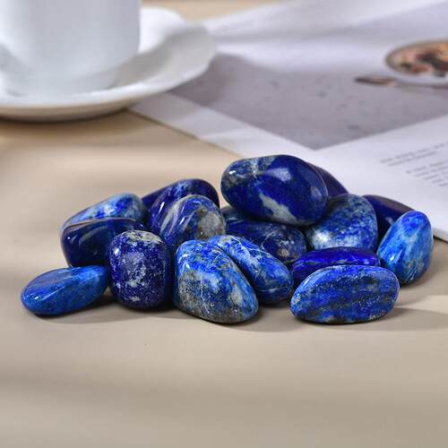 天然青金石滚石定料型随型滚石粒石大颗扩香石磨水晶原青金石滚水
